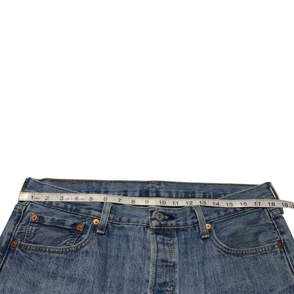 Levi's 501 Straight Cut Jeans Blue Size 36 x 29 - Picture 5 of 12